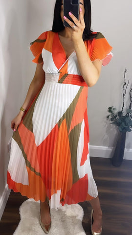 Annie Orange Dress