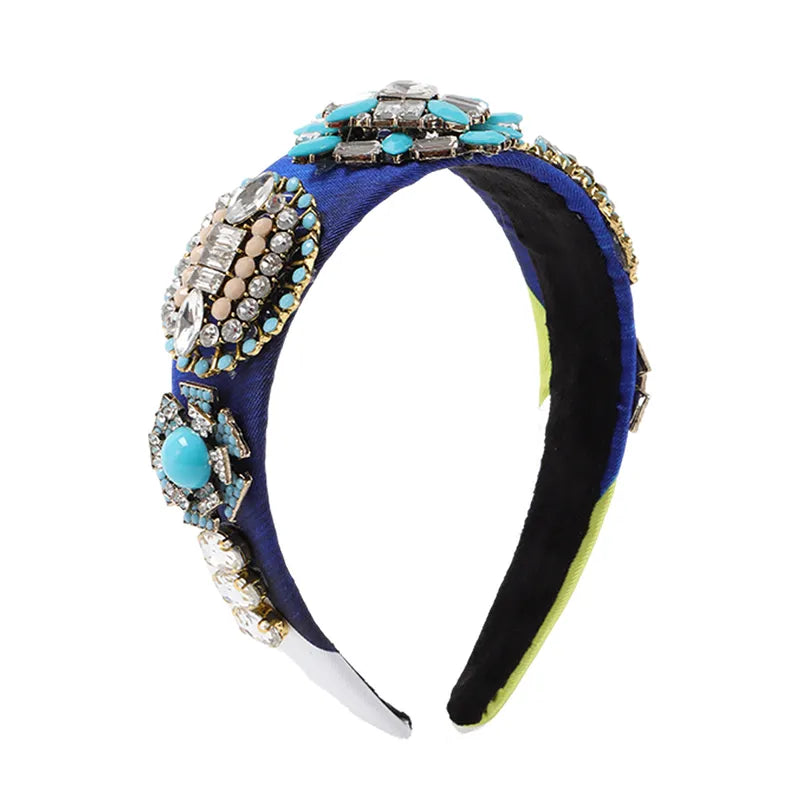 Gaela Blue & Lime Hairband