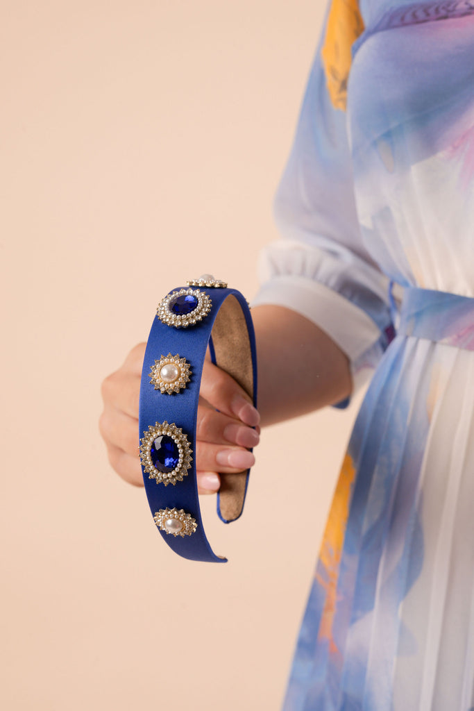 Jasmine Roya Blue Hairband