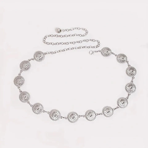 Silver Daisy Belt