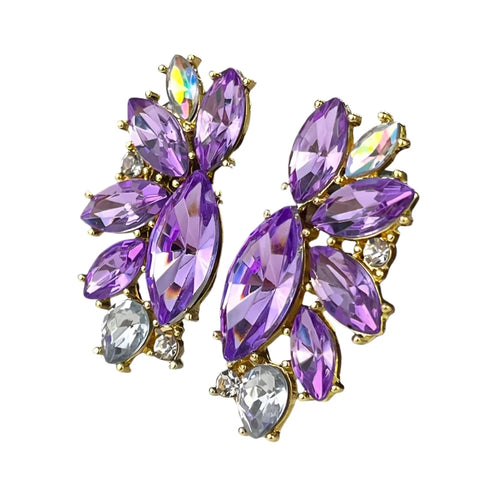 Light Purple Wing Earrings