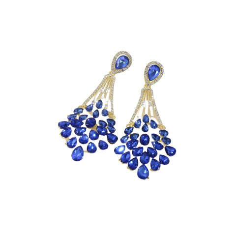 Royal Blue Crystal Drops