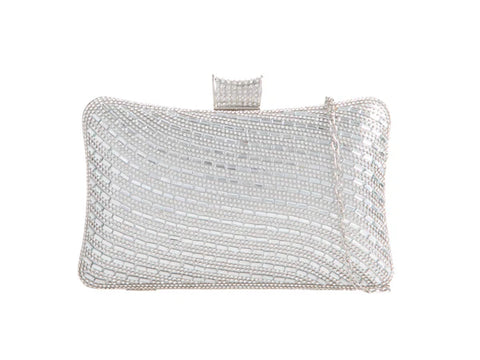 Out Of This World Silver Clutch