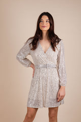 Champagne Sequins Dress
