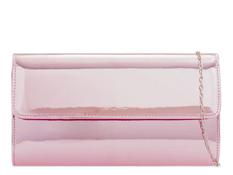 Cami Pink Metallic Clutch