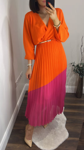 Taylor Orange Dress