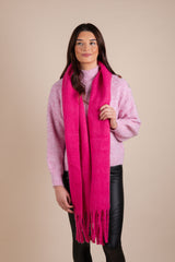 Lucy Hot Pink Scarf