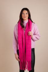 Lucy Hot Pink Scarf