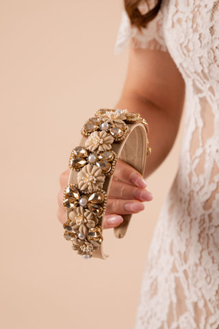 Champagne Vintage Hairband