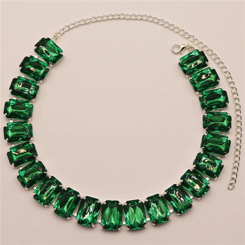 Samia Green Necklace