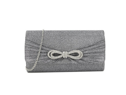Embrace Grey Clutch