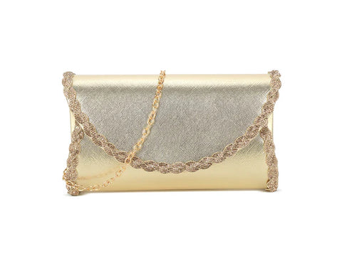 Slow Down Gold Clutch