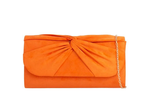 Clodagh Orange Clutch