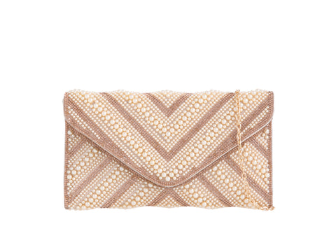 Forever Gold & Pearl Clutch
