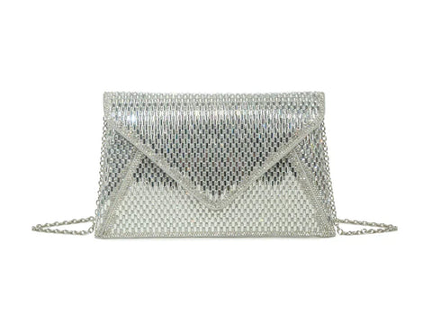 Nile Silver  Clutch