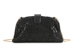 Black Crochet Clutch Clutch
