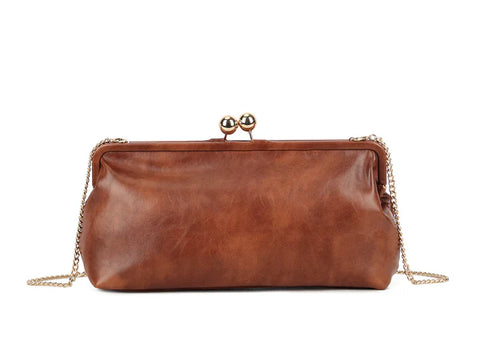 Oversize Brown Clutch Clutch