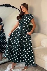 Betty Green Polka Dot