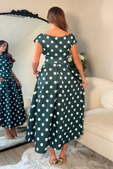 Betty Green Polka Dot