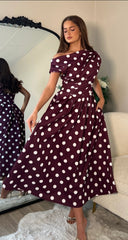 Betty Polka Dot Dress