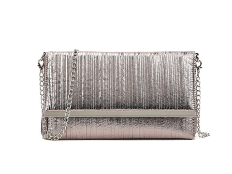 Disco Gunmetal Clutch