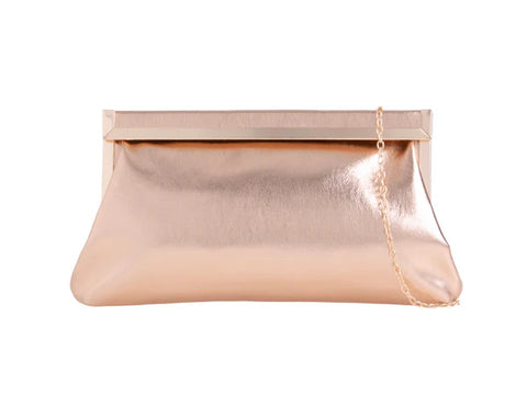 Monroe Rose Gold Clutch
