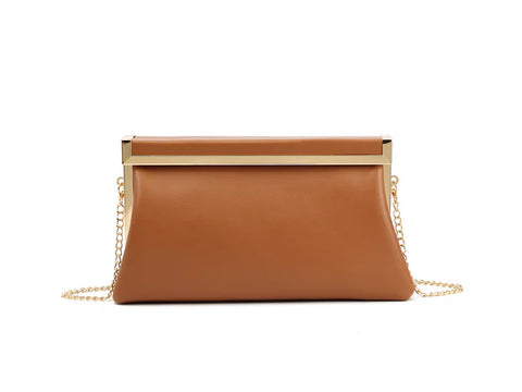 Monroe Brown Clutch
