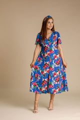 Calla Blue Floral Dress