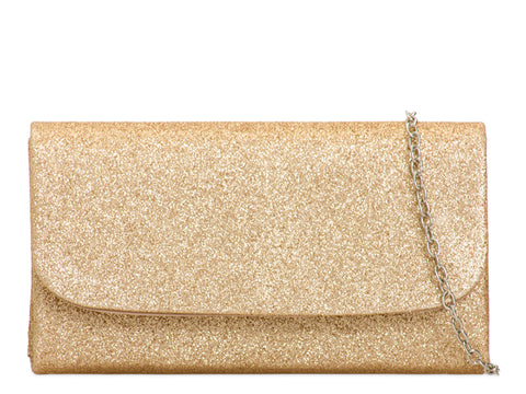 Pale Gold Glitter Evening Bag