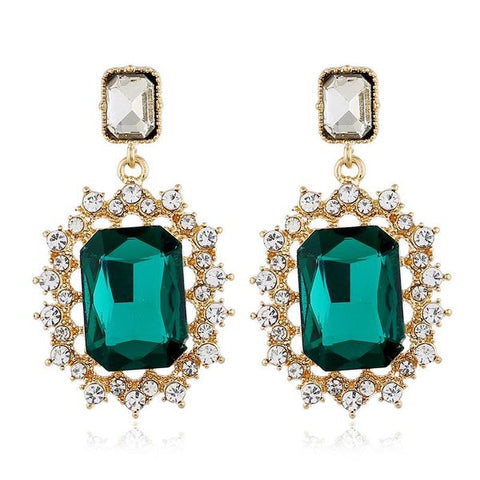 Emerald Sparkle Earrings