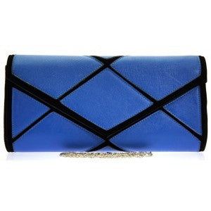 Blue Criss Cross Bag