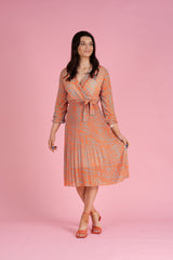 Kaycie Orange Dress
