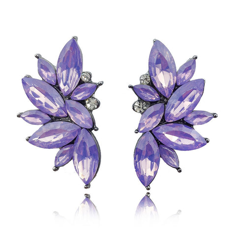 Lavender Wing Earrings