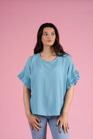 Sloan Turquoise Top