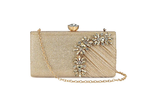 Gold Sadie Clutch