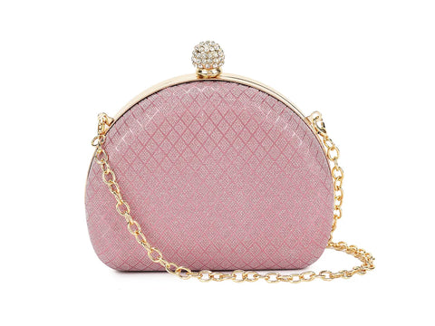 Lizzie Pink Clutch
